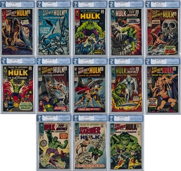 1966-1968 Marvel "Tales to Astonish" PGX-Graded Collection (13 Different) 
